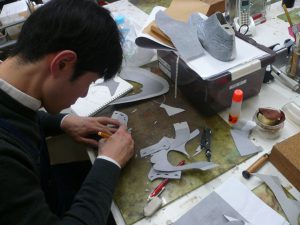 Sさん内羽根型紙作り