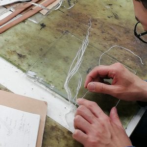 掬い縫い用の糸作り