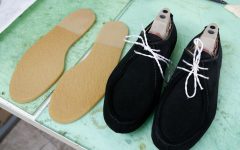 ｍr mk black suede tyrolean shoes 12