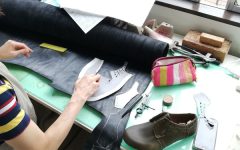 intrecciato shoes place the pattern イントレチャートシューズ型入れ