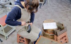 intrecciato shoes lasting イントレチャートシューズ 吊り込み