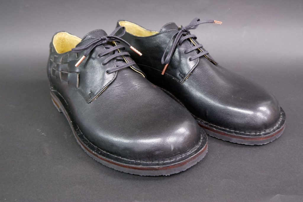 intrecciato shoes complete イントレチャートシューズ　完成 1