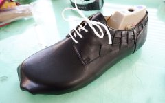 intrecciato shoes lasting イントレチャートシューズ 吊り込み 1