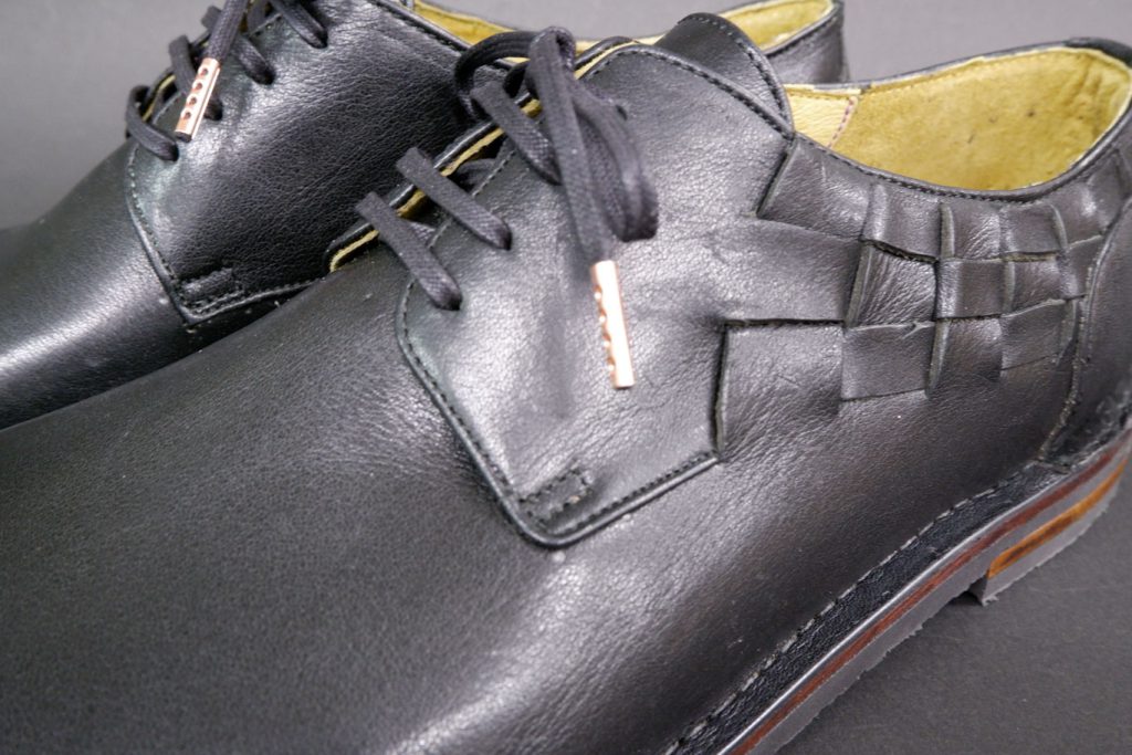 intrecciato shoes complete イントレチャートシューズ　完成 5