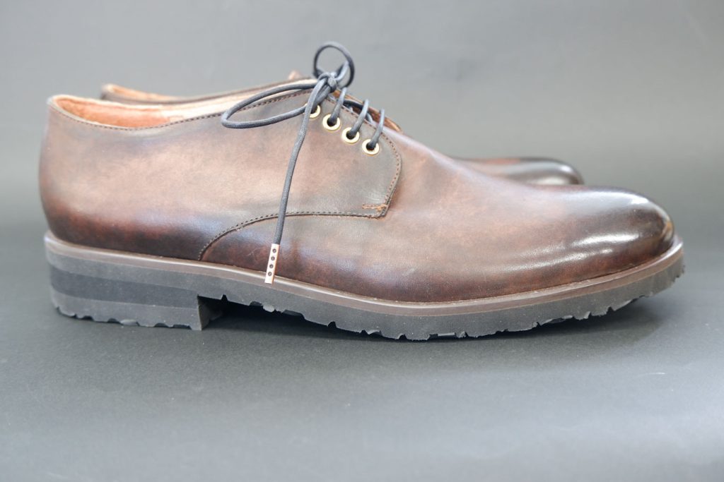 mr ky hand-dyed shoes Kさん手染め靴　完成 2