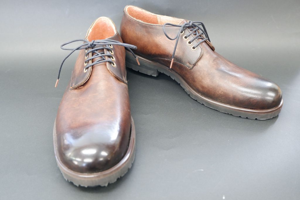 mr ky hand-dyed shoes Kさん手染め靴　完成 6