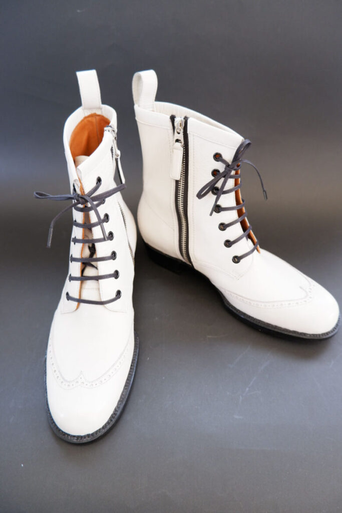 order white boots 4